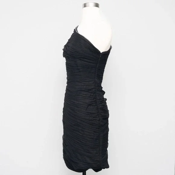 DKNY. One Shoulder Tulle Cocktail Dress. - Picture 6 of 12